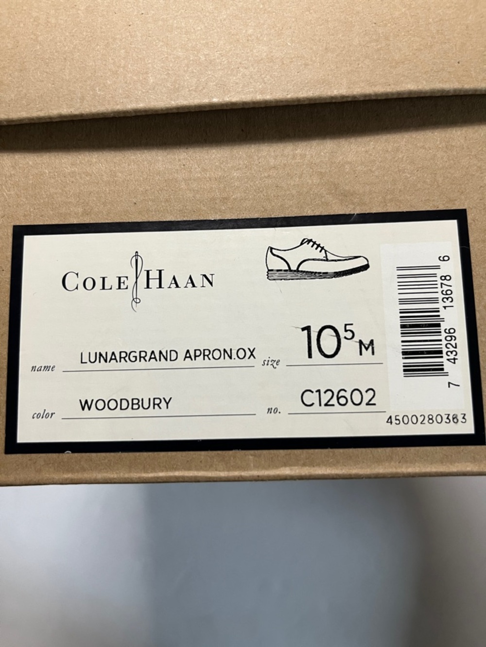 COLE HAAN 2012 Cole Haan LunarGrand Apron Oxford Derby Shoes/Woodbury 10.5M - Picture 11 of 11